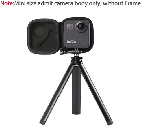 PCTC Mini Carry Case Portable Protective Carrying Pocket Storage Case Box Travel Bag for GoPro Max Action Camera, fit with Boxes Accessory for Go pro Max in Saudi Arabia