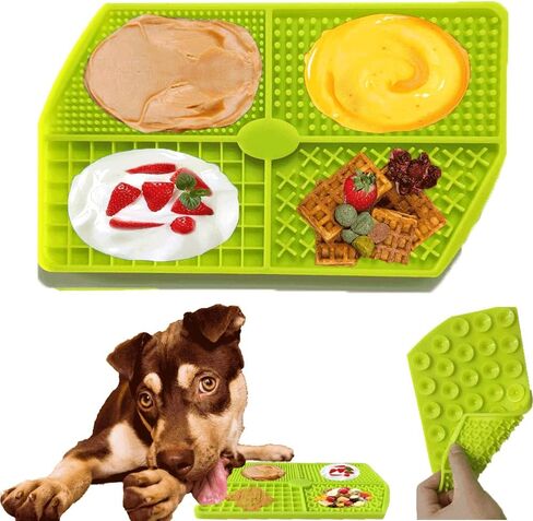 وسادة لعق لعق الكلاب، حصيرة لعق الاستحمام والاستمالة، وحدة تغذية بطيئة للكلاب، تخفيف الملل والقلق لدى الكلاب، حصيرة طعام من السيليكون خالية من مادة BPA للكلاب الأليفة والكلاب in Kuwait