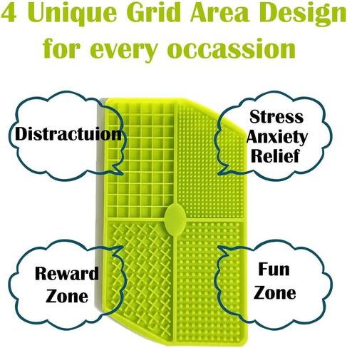 وسادة لعق لعق الكلاب، حصيرة لعق الاستحمام والاستمالة، وحدة تغذية بطيئة للكلاب، تخفيف الملل والقلق لدى الكلاب، حصيرة طعام من السيليكون خالية من مادة BPA للكلاب الأليفة والكلاب in Kuwait