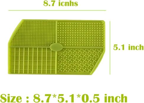وسادة لعق لعق الكلاب، حصيرة لعق الاستحمام والاستمالة، وحدة تغذية بطيئة للكلاب، تخفيف الملل والقلق لدى الكلاب، حصيرة طعام من السيليكون خالية من مادة BPA للكلاب الأليفة والكلاب in Kuwait