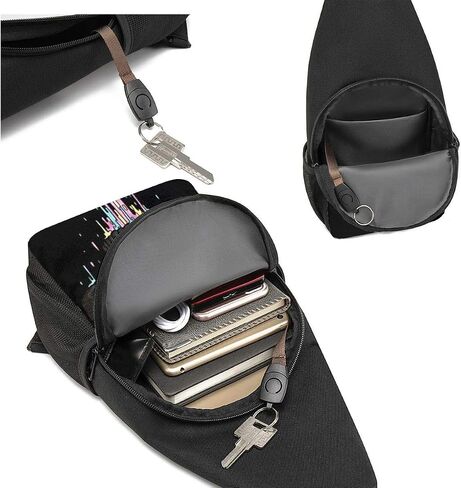 Sugar Horror Skull Printed Sling Backpack,Travel Hiking Shoulder Bag Men's Casual Chest Bag in Saudi Arabia