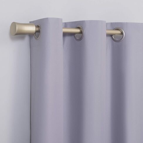 Sun Zero Halton Bright Vibes Total Blackout Grommet Curtain Panel, 40" x 63", Lavender in Saudi Arabia