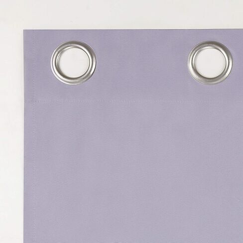 Sun Zero Halton Bright Vibes Total Blackout Grommet Curtain Panel, 40" x 63", Lavender in Saudi Arabia