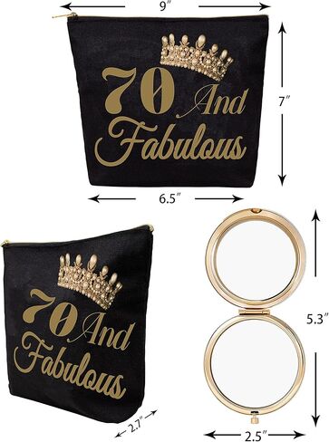 هدية عيد الميلاد السبعين للنساء، مرآة مكياج 70، مرآة مكياج لعيد الميلاد السبعين، مرآة مكياج عمرها 70 عامًا، 70 حقيبة مكياج لعيد الميلاد، مرآة مدمجة لعيد الميلاد السبعين، مرآة عيد ميلاد السبعين للنساء، فكرة عيد ميلاد السبعين in Kuwait