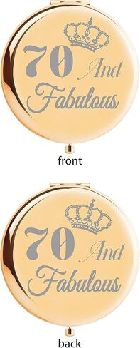 هدية عيد الميلاد السبعين للنساء، مرآة مكياج 70، مرآة مكياج لعيد الميلاد السبعين، مرآة مكياج عمرها 70 عامًا، 70 حقيبة مكياج لعيد الميلاد، مرآة مدمجة لعيد الميلاد السبعين، مرآة عيد ميلاد السبعين للنساء، فكرة عيد ميلاد السبعين in Kuwait