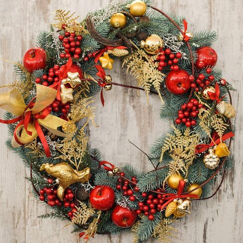 COCOBOO 40pcs Christmas Red Berries Picks Artificial Red Berry Stems for Christmas Tree Decorations Crafts Wedding Holiday Crafts Winter Décor Home Decor in Kuwait