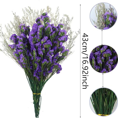 CITYES Artificial Flower Forget-me-not deep Purple Valentine Grass in Kuwait