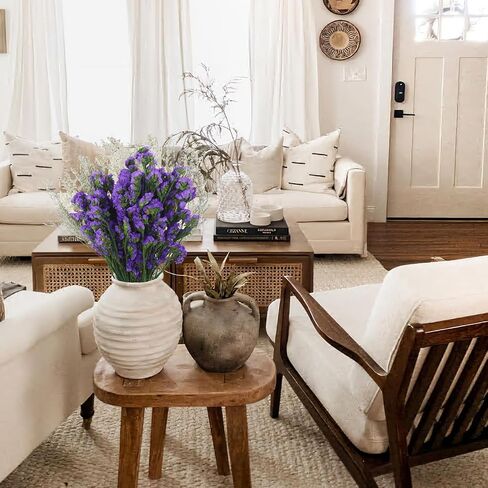 CITYES Artificial Flower Forget-me-not deep Purple Valentine Grass in Kuwait