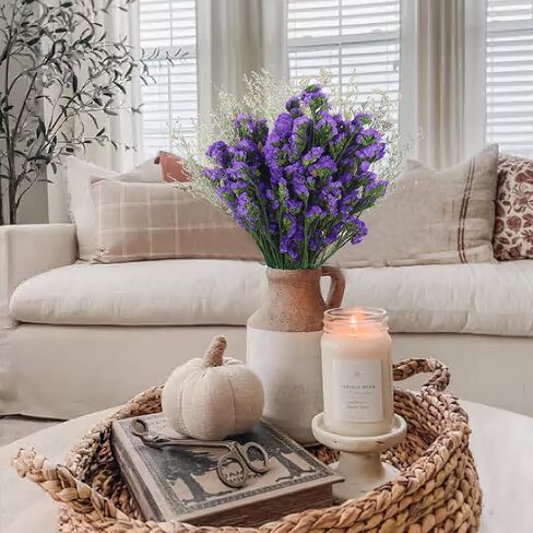 CITYES Artificial Flower Forget-me-not deep Purple Valentine Grass in Kuwait