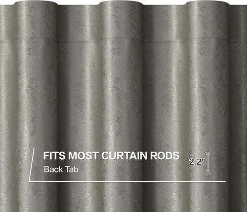 Weenye Drapes for Living Room 96 inch Length 2 Panels in Saudi Arabia