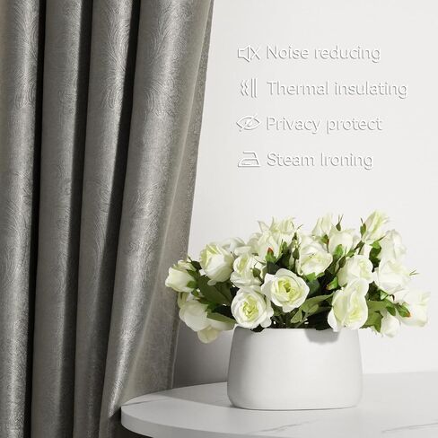 Weenye Drapes for Living Room 96 inch Length 2 Panels in Saudi Arabia