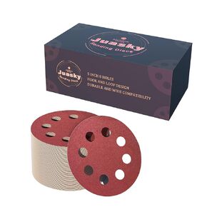 120 قطعة من وسادات الصنفرة المدارية، 5 بوصات أقراص الصنفرة بخطاف وحلقة 120 حبيبة، 8 فتحات أقراص الصنفرة المدارية لأعمال النجارة، الصنفرة المدارية، وسادة بديلة in Kuwait