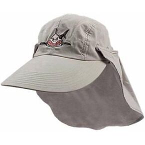 Trident Long Bill Shark Sun Hat, Tan in Kuwait