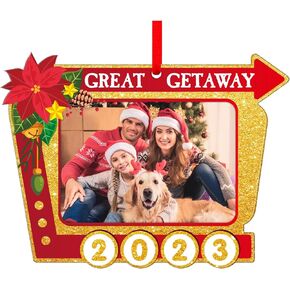 DISJOURNEY 2023 عيد الميلاد العظيم إطارات الصور المهرب الحلي الأسرة عطلة إطار الصورة زخرفة شخصية الأسرة إطار الصورة هدية تذكار عطلة لزينة شجرة عيد الميلاد in Kuwait