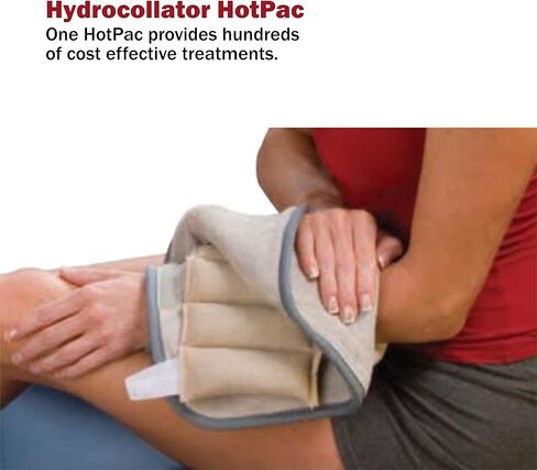 Chattanooga Heating Pad Hot Pack, 24" Neck Contour Hydrocollator Moist Heat Pack with Terry Cover Sling for Pain Relief, Reusable Heating Pad for Neck and Shoulders, with a Lumintrail Drawstring Bag in Kuwait