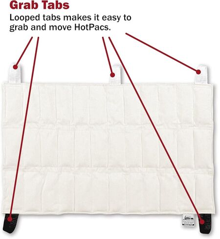 Chattanooga Heating Pad Hot Pack, 24" Neck Contour Hydrocollator Moist Heat Pack with Terry Cover Sling for Pain Relief, Reusable Heating Pad for Neck and Shoulders, with a Lumintrail Drawstring Bag in Kuwait