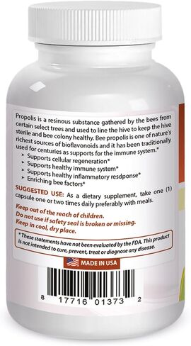 Best Naturals Bee Propolis 500 mg 120 Capsules in Saudi Arabia