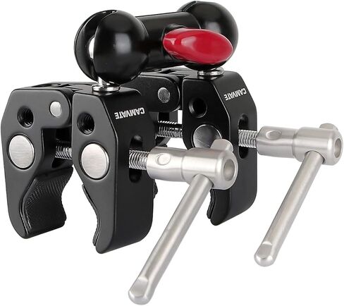 CAMVATE Articulating Magic Arm with 2pcs Super Clamp Crab Plier Clip - 1441 in Saudi Arabia