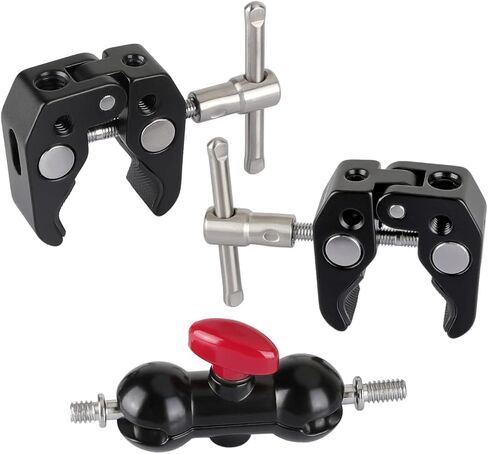 CAMVATE Articulating Magic Arm with 2pcs Super Clamp Crab Plier Clip - 1441 in Saudi Arabia