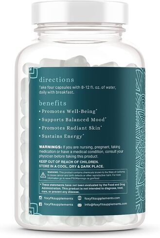 Essential Balance Hormonal Support and Vitamin Supplement for Women by Foxy Fit – Antioxidant, Healthy Skin & Hair for Daily Use* (30 Servings) in Saudi Arabia