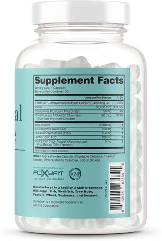 Essential Balance Hormonal Support and Vitamin Supplement for Women by Foxy Fit – Antioxidant, Healthy Skin & Hair for Daily Use* (30 Servings) in Saudi Arabia