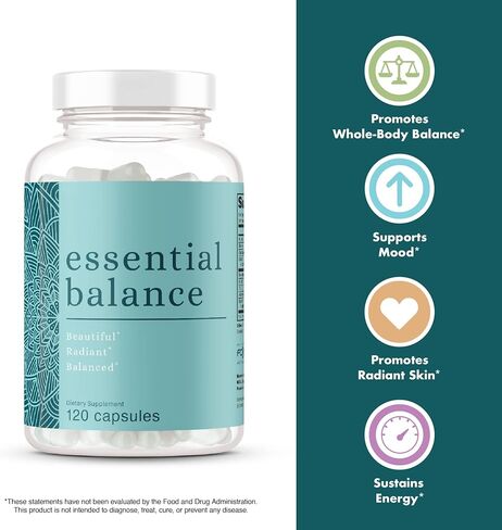 Essential Balance Hormonal Support and Vitamin Supplement for Women by Foxy Fit – Antioxidant, Healthy Skin & Hair for Daily Use* (30 Servings) in Saudi Arabia