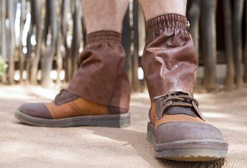 Tag Safari Buffalo Skin Gaiters, Genuine Leather, Made In Africa in Saudi Arabia