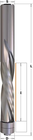 CMT ORANGE TOOLS 192.008.11B DOWNCUT SPIRAL BIT W/BRNG 1/4" in Saudi Arabia