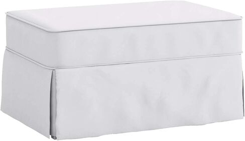 استبدال الغطاء القطني العثماني. يناسب مسند بوتري بارن بي بي كومفورت. غطاء مسند قدم للأريكة من القطن الكثيف (رمادي داكن مريح) in Kuwait