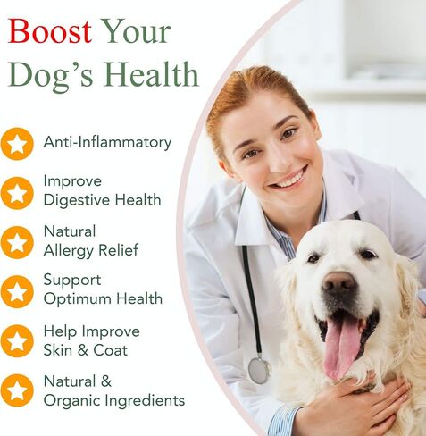 Veterinary Naturals - Immune & Allergy Chews - Probiotic Dog Treats - 60 Soft Chews - Allergy Relief from Food & Environmental Allergies, Help Improve Skin & Coat, Boost Overall Health in Saudi Arabia