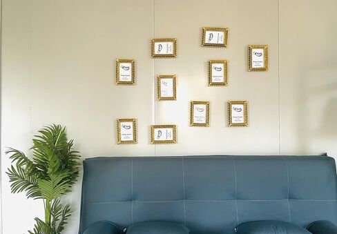 4x6 Vintage Picture Frame Antique Gold Photo Frames 4 x 6 Golden Leaves Decorative for Table & Wall Mount Vertical Horizontal in Kuwait