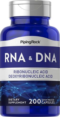 ملحق الأنابيب الصخرية RNA DNA | 200 كبسولة | حمض الريبونوكليك ومركب حمض الديوكسي ريبونوكلييك | غير معدّل وراثيًا، وخالي من الغلوتين in Saudi Arabia