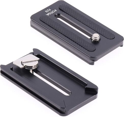 Fotga 115 مم/4.5 بوصة لوحة تثبيت سريعة الفك لكاميرا DJI Ronin SC Gimbal Stabililizer، متوافق مع Arca Swiss حامل ثلاثي الكرة بمشبك الرأس PU115 in Kuwait