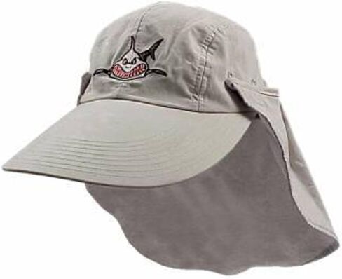 Trident Long Bill Shark Sun Hat, Tan in Kuwait
