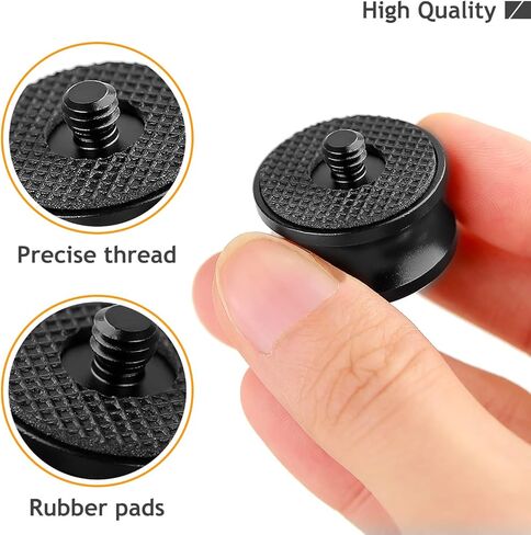 Frgyee Gopro محول تركيب ثلاثي القوائم، 3/8 بوصة أنثى إلى 1/4 بوصة ذكر و1/4 بوصة أنثى إلى 3/8 بوصة ذكر محول برغي ثلاثي القوائم للكاميرا، لكاميرا ترايبود مونوبود ذات الرأس الكروي، Gopro، DJI Osmo، Sjcam، كاميرا الحركة Xiaoyi in Kuwait