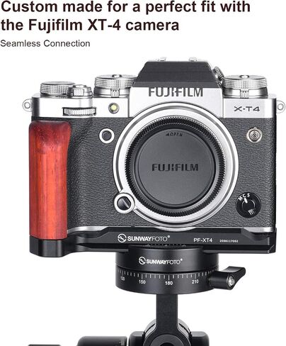 SUNWAYFOTO PF-XT4 Hand Grip Quick Release Plate L Bracket for Fujifilm X-T4 Compatible Arca Swiss in Saudi Arabia