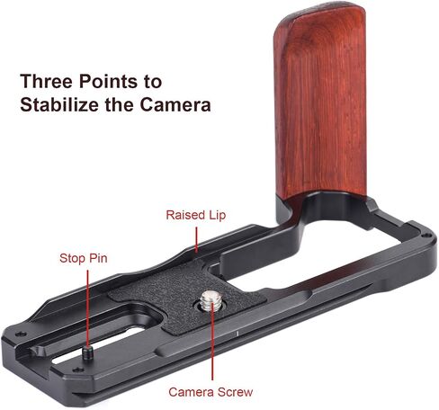 SUNWAYFOTO PF-XT4 Hand Grip Quick Release Plate L Bracket for Fujifilm X-T4 Compatible Arca Swiss in Saudi Arabia