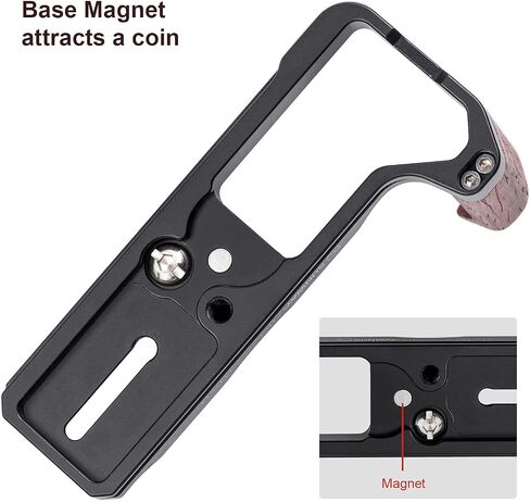 SUNWAYFOTO PF-XT4 Hand Grip Quick Release Plate L Bracket for Fujifilm X-T4 Compatible Arca Swiss in Saudi Arabia