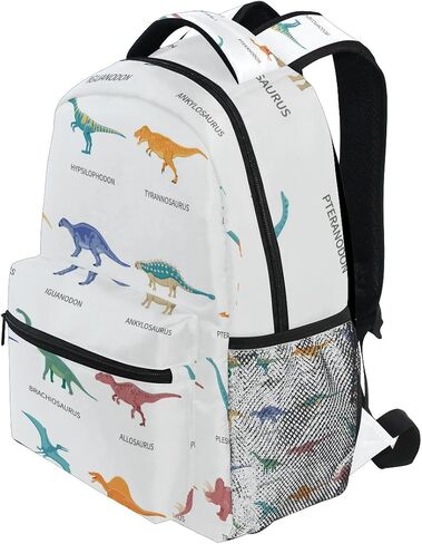 senya School Backpack Dinosaurs Colored Bookbag for Boys Girls Travel Bag One Size in Saudi Arabia