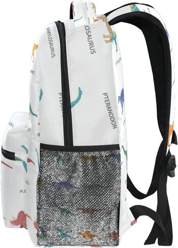 senya School Backpack Dinosaurs Colored Bookbag for Boys Girls Travel Bag One Size in Saudi Arabia