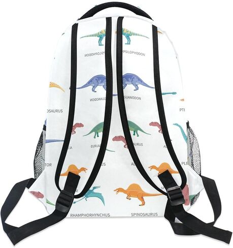 senya School Backpack Dinosaurs Colored Bookbag for Boys Girls Travel Bag One Size in Saudi Arabia