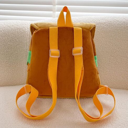 Mewcho Cheeseburger Backpack Funny Novelty Burger Plush Backpack Food purse Mini Y2k Drawstring Cute Hamburger Small Bag Gift for Adults Girls Boys 12.2'' in Kuwait