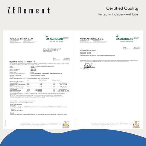 Zenement | Calcium Citrate, with Vitamin D3, 120 Capsules | for Bone Health and to Prevent Low Levels of Calcium in The Blood | Additives Free, Allergen Free, Non-GMO in Saudi Arabia