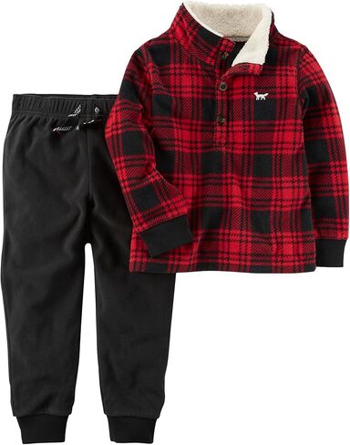 Carter's Boys' 2T-4T 2 Piece Long Sleeve Knit Top and Pants Set in Saudi Arabia