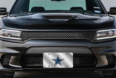 علامة لوحة ترخيص معدنية من ELEtina فضي in Kuwait