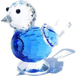 تماثيل Waltz&F Crystal Bluebird of Happiness القابلة للتجميع، تمثال زجاجي لحيوانات لتزيين الطاولة المنزلية in Kuwait