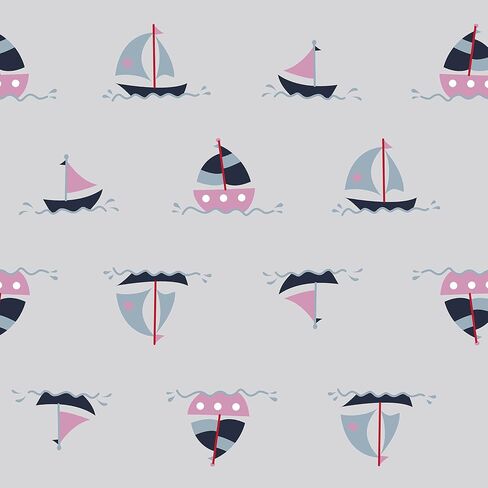 Bacati - Little Sailor Muslin 2 Pc Security Blankets (Boats/Whales - Navy/Red) in Saudi Arabia