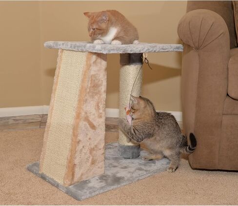 Aeromark Cat Scratcher,Silver Gray,20"(L) X14(W) X20(H),X2001 in Kuwait