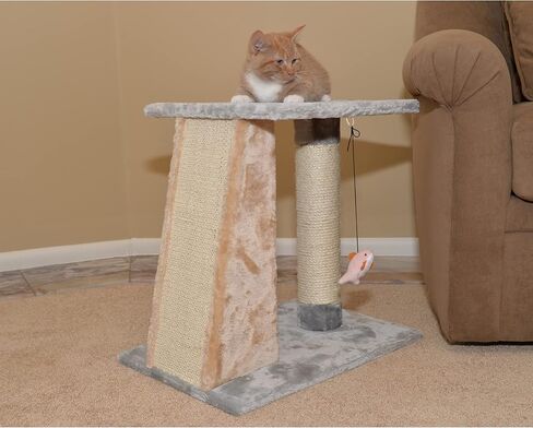 Aeromark Cat Scratcher,Silver Gray,20"(L) X14(W) X20(H),X2001 in Kuwait