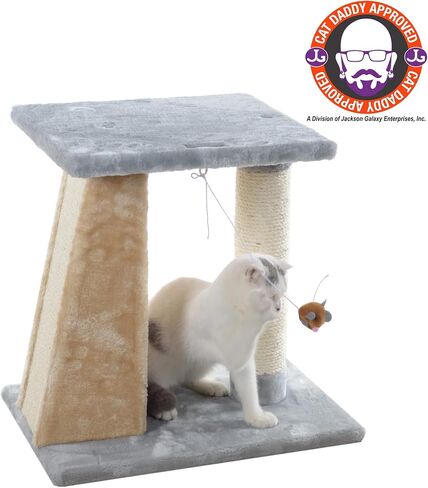 Aeromark Cat Scratcher,Silver Gray,20"(L) X14(W) X20(H),X2001 in Kuwait